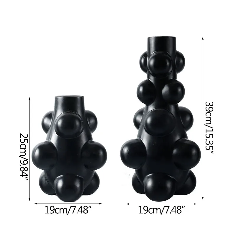 Nordic Contracted Bubble Ceramic Vase Hydroponic Device Flower Vase Desktop Crafts European Home Decoration Wedding Gifts 
Nordic Contracted Bubble Ceramic Vase Hydroponic Device Flower Vase Desktop Crafts European Home Decoration Wedding Gifts