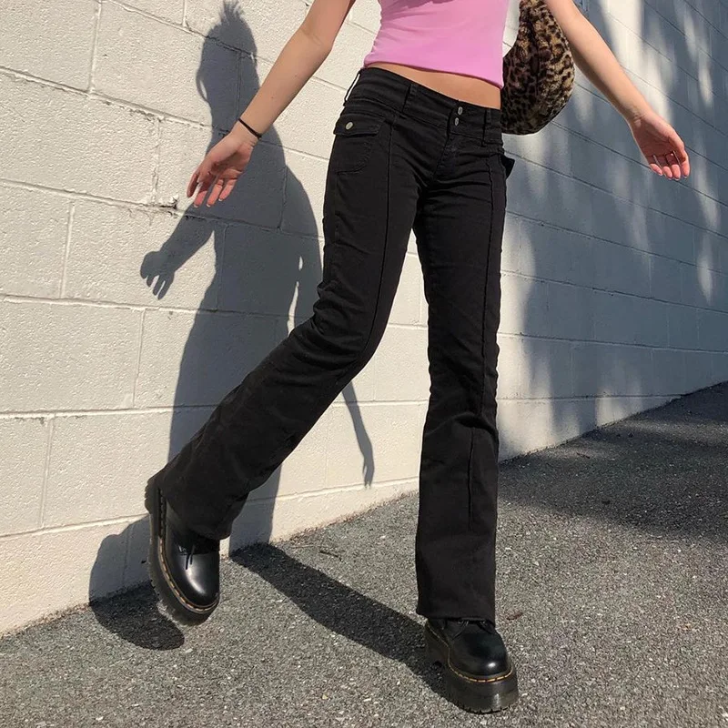 Newest Solid Color Jeans Female Mid Waist Vintage Stylish Slim Fitting Pants Line Trim Decor Trendy Wild Chic Straight Pants
Newest Solid Color Jeans Female Mid Waist Vintage Stylish Slim Fitting Pants Line Trim Decor Trendy Wild Chic Straight Pants