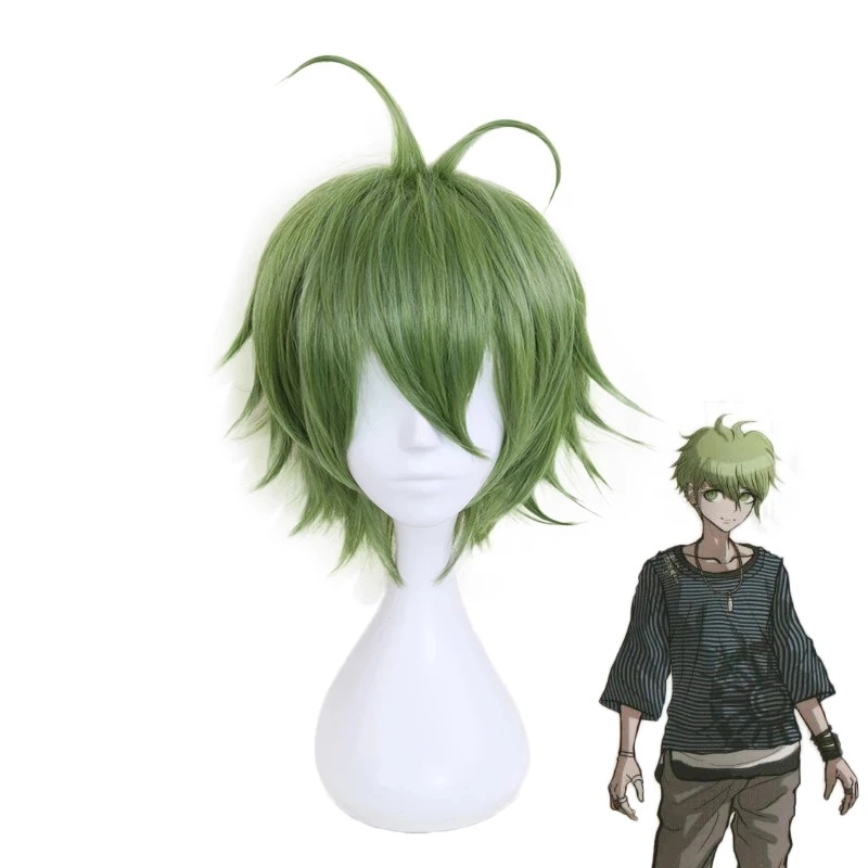 Anime Danganronpa Rantaro Amami Rantarou Green Short Wig Cosplay Costume Dangan Ronpa V3 Synthetic Hair Party Wigs + Wig Cap
Anime Danganronpa Rantaro Amami Rantarou Green Short Wig Cosplay Costume Dangan Ronpa V3 Synthetic Hair Party Wigs + Wig Cap