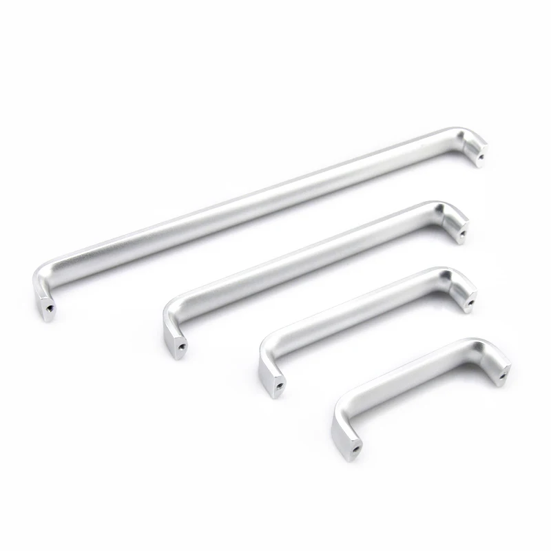 HJY Sand Silver Handle Wardrobe Door Pull Aluminual Profile Kitchen Cabinet Handles House Hardware 128/300mm Hole C25010
HJY Sand Silver Handle Wardrobe Door Pull Aluminual Profile Kitchen Cabinet Handles House Hardware 128/300mm Hole C25010