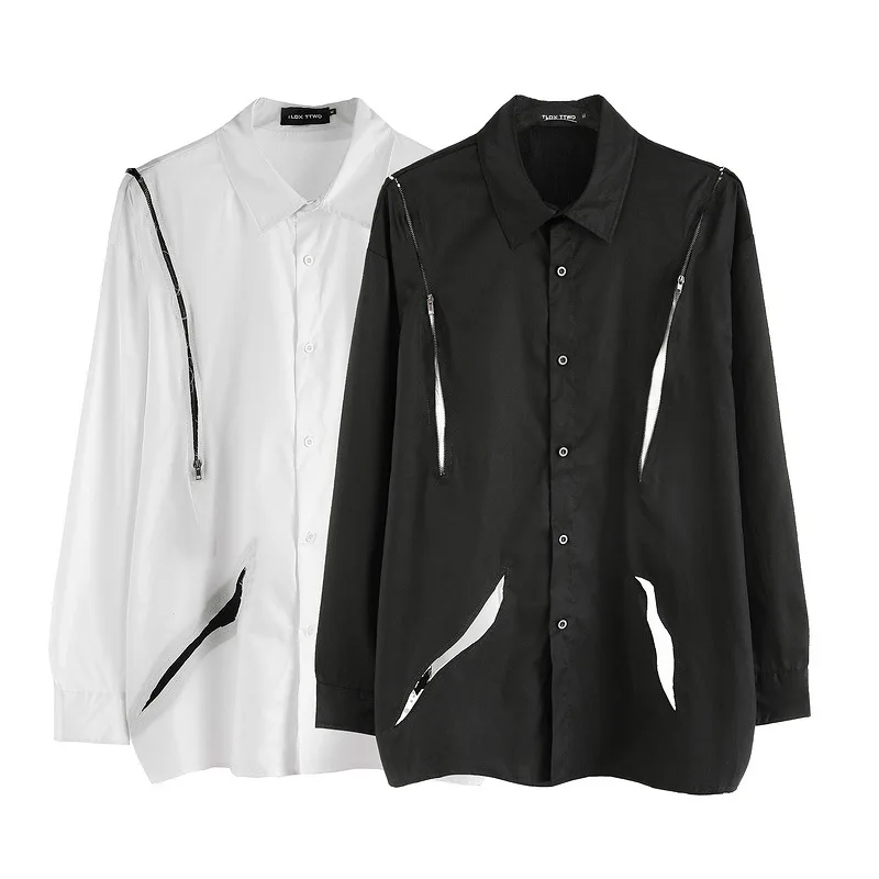 Полосатая модная мужская рубашка на молнии в стиле пэчворк, Свободная Повседневная Блузка в стиле хип-хоп с длинным рукавом, уличная одежда,...
Полосатая модная мужская рубашка на молнии в стиле пэчворк, Свободная Повседневная Блузка в стиле хип-хоп с длинным рукавом, уличная одежда,...