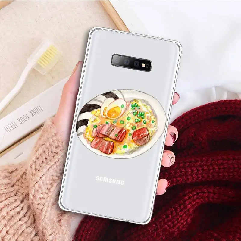 Delicious food fashion cute Phone Case Transparent for samsung A 21s 71 S 8 9 20 note 10 20 ultra plus
Delicious food fashion cute Phone Case Transparent for samsung A 21s 71 S 8 9 20 note 10 20 ultra plus