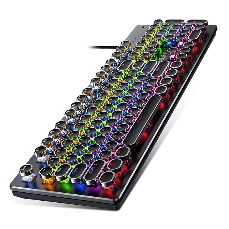 Summoner's real mechanical keyboard can change the axis game, green axis E-sports punk wired USB
Summoner's real mechanical keyboard can change the axis game, green axis E-sports punk wired USB