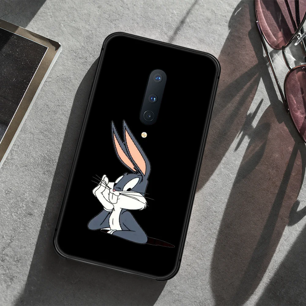 Cartoon cute Bugs Bunny Phone Case Cover Hull For 1+ Oneplus 5T 6 6T 7 7T 8 8T Pro black Waterproof Tpu Funda Silicone Coque
Cartoon cute Bugs Bunny Phone Case Cover Hull For 1+ Oneplus 5T 6 6T 7 7T 8 8T Pro black Waterproof Tpu Funda Silicone Coque