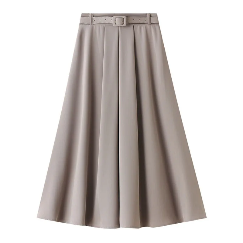 Spring Autumn A-line Women Midi Skirt Vintage Romantic High Waist Draped Solid College Sash Female Faldas Swing Pleated Skirts
Spring Autumn A-line Women Midi Skirt Vintage Romantic High Waist Draped Solid College Sash Female Faldas Swing Pleated Skirts