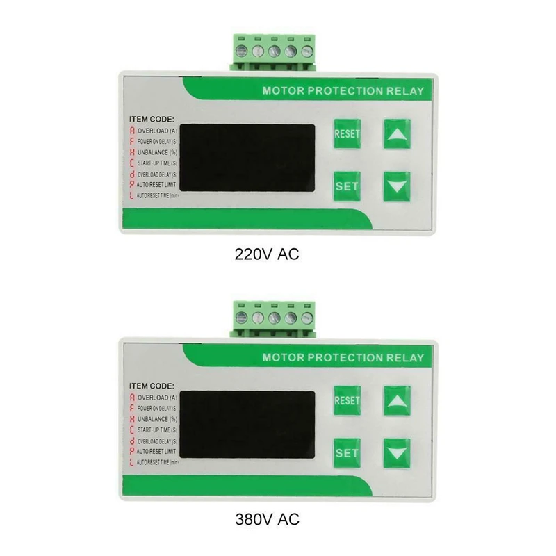 2-99A LED Overload Phase Loss Motor Protection Relay Digital Electric Motor Protector
2-99A LED Overload Phase Loss Motor Protection Relay Digital Electric Motor Protector
