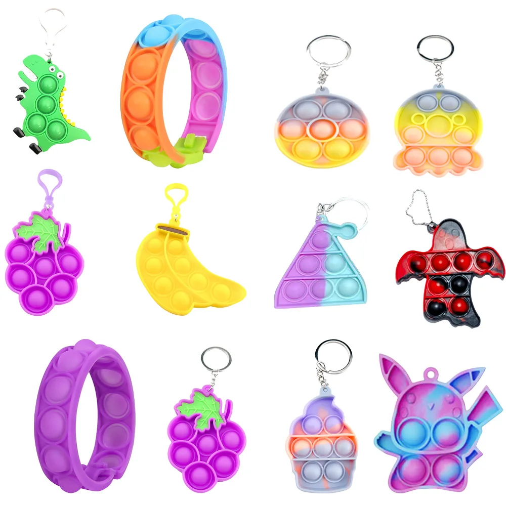 Rainbow Bubble Pops Fidget Kids Toy Sensory Autisim Special Need Its Anti-stress Stress Relief Squishy Fidget Toy Random Color
Rainbow Bubble Pops Fidget Kids Toy Sensory Autisim Special Need Its Anti-stress Stress Relief Squishy Fidget Toy Random Color