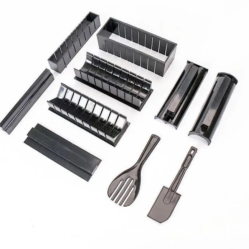 10pcs Sushi Maker Rice Mold High Quality Japanese Rice Ball Cake Roll Mold Multifunctional Mould Making Sushi Tools
10pcs Sushi Maker Rice Mold High Quality Japanese Rice Ball Cake Roll Mold Multifunctional Mould Making Sushi Tools