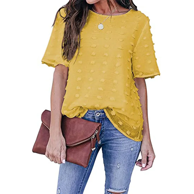 2021 summer new style embroidered tulle fake two-piece chiffon short-sleeved blouse women woman tshirts
2021 summer new style embroidered tulle fake two-piece chiffon short-sleeved blouse women woman tshirts