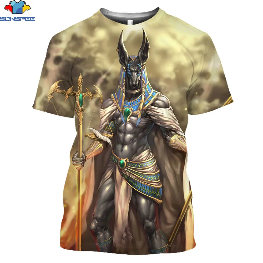 SONSPEE 3D Print Men T-shirt 2021 Summer O Neck Short Sleeve Tees Tops Ancient Egypt Style Male Clothes Fashion Casual T-shirts
SONSPEE 3D Print Men T-shirt 2021 Summer O Neck Short Sleeve Tees Tops Ancient Egypt Style Male Clothes Fashion Casual T-shirts