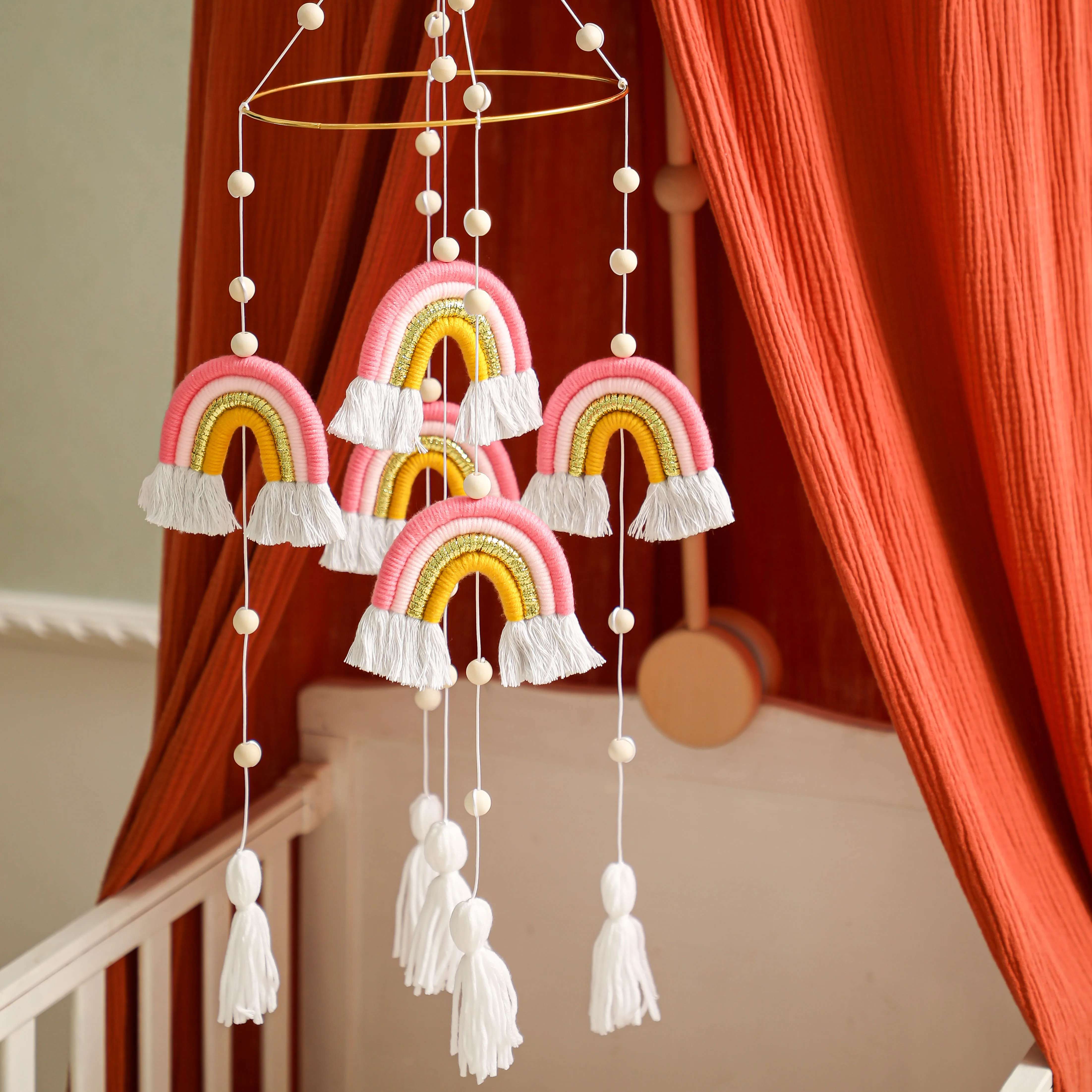 Baby Rattles Crib Mobiles Toy Rainbow Bed Bell Musical Box 0-12month Kids Room Decoration Photography Props Infant Wooden Toys
Baby Rattles Crib Mobiles Toy Rainbow Bed Bell Musical Box 0-12month Kids Room Decoration Photography Props Infant Wooden Toys