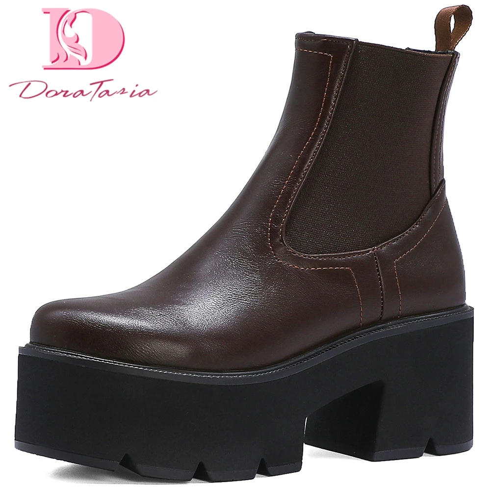 Doratasia Large Sizes 43 Brand New Fashion Street Style Cool Platform Square Heels Ankle Boots Woman Shoes
Doratasia Large Sizes 43 Brand New Fashion Street Style Cool Platform Square Heels Ankle Boots Woman Shoes
