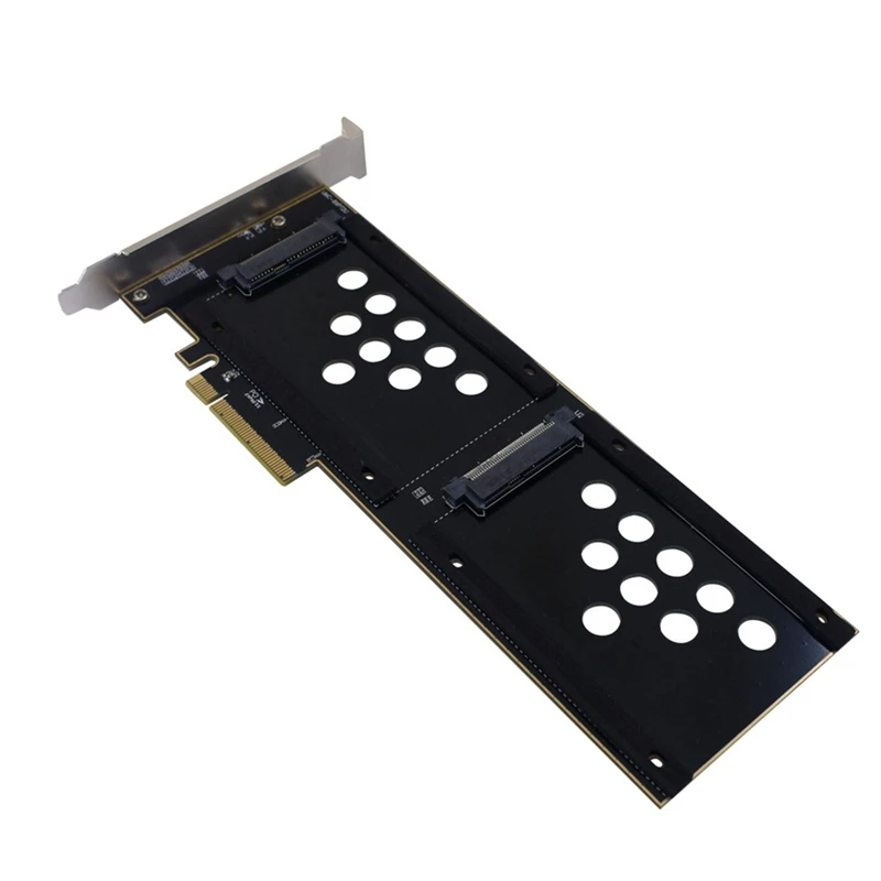 Dual Port U.2 to PCIE 8X Adapter Board Only Support U.2 SSD Riser CardPCI-E X8 X16 Card Slot PCIe 3.0 Expansion Card
Dual Port U.2 to PCIE 8X Adapter Board Only Support U.2 SSD Riser CardPCI-E X8 X16 Card Slot PCIe 3.0 Expansion Card