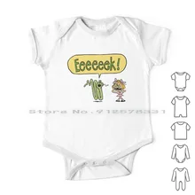 Eeeeeek! Newborn Baby Clothes Rompers Cotton Jumpsuits Schoolhouse Saturday Morning Cartoons Animation Animated 1970s Pop