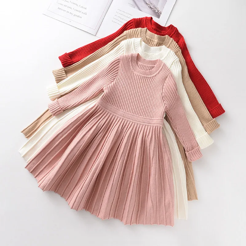 Baby Girls Sweater Dress 2021 fashion toddler Kids Cotton Quality Long sleeve Dresses Children Clothes little Girl Party costume
Baby Girls Sweater Dress 2021 fashion toddler Kids Cotton Quality Long sleeve Dresses Children Clothes little Girl Party costume