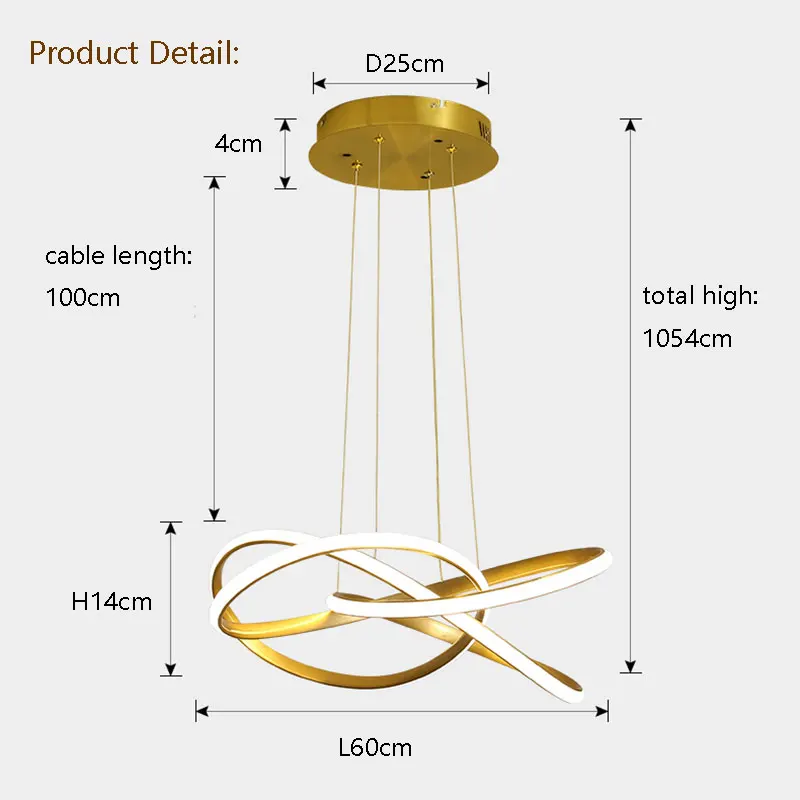 Gold LED Chandeliers for Living Room Bedroom Dining Room Home Hanging Lights Luster Indoor Lighting Fixtures Chandelier Lamp
Gold LED Chandeliers for Living Room Bedroom Dining Room Home Hanging Lights Luster Indoor Lighting Fixtures Chandelier Lamp