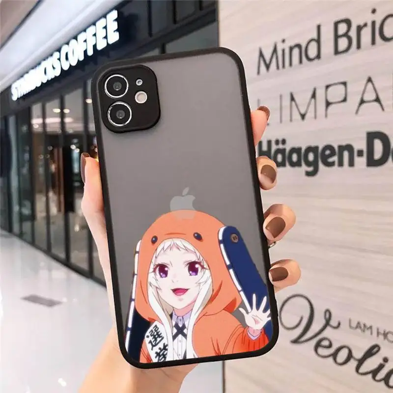 Kakegurui Jabami Yumeko Phone Case Matte Transparent for iPhone 7 8 11 12 s mini pro X XS XR MAX Plus mobile bags 
Kakegurui Jabami Yumeko Phone Case Matte Transparent for iPhone 7 8 11 12 s mini pro X XS XR MAX Plus mobile bags