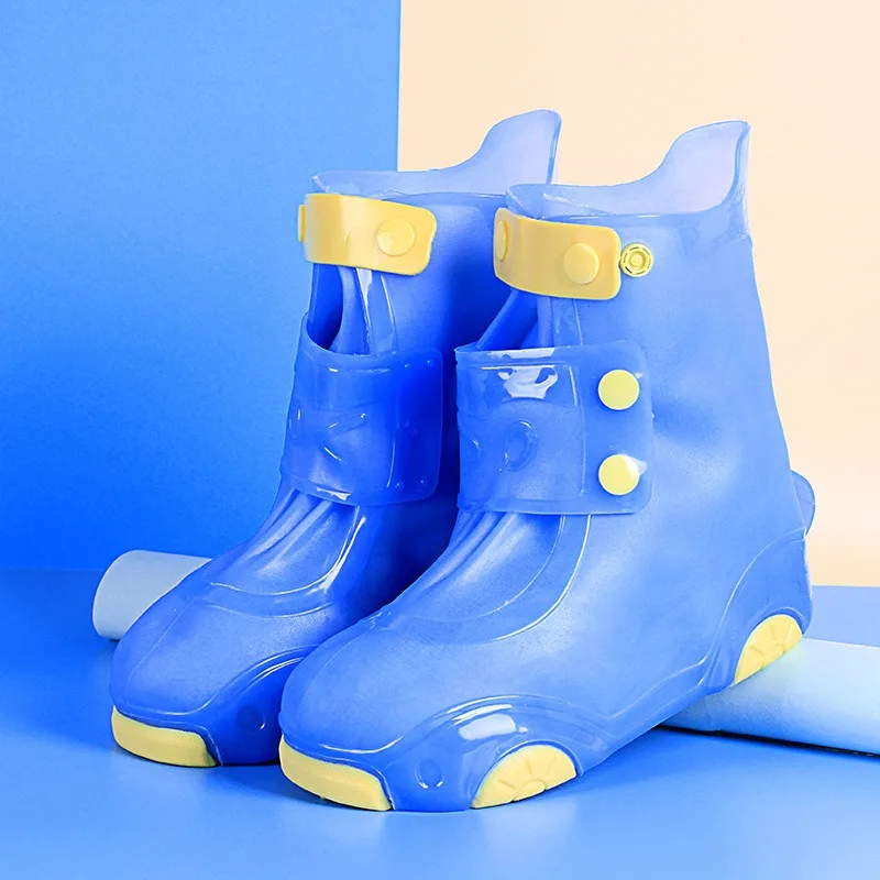 1 Pair Children Rain Boot Cover Waterproof Non-slip Shoe Cover Silicone Thick Wear-resistant Bottom Water Shoes Women Rain Boots
1 Pair Children Rain Boot Cover Waterproof Non-slip Shoe Cover Silicone Thick Wear-resistant Bottom Water Shoes Women Rain Boots