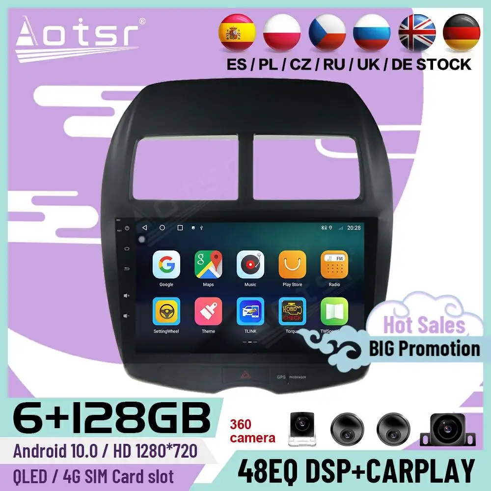 6+128G Carplay Stereo Android Player For Mitsubishi ASX 2010 2011 2012 2013 2014 2015 2016 2017 2018 GPS Navi Radio Head Unit
6+128G Carplay Stereo Android Player For Mitsubishi ASX 2010 2011 2012 2013 2014 2015 2016 2017 2018 GPS Navi Radio Head Unit
