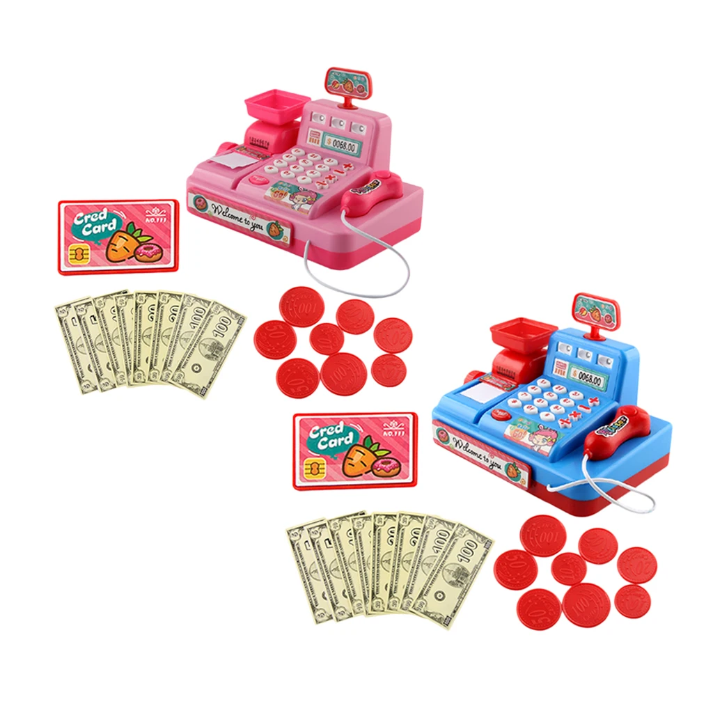 Kids Pretend Play Toys Supermarket Cash Register Model with Light and Music Birthday Gifts for Toddlers
Kids Pretend Play Toys Supermarket Cash Register Model with Light and Music Birthday Gifts for Toddlers
