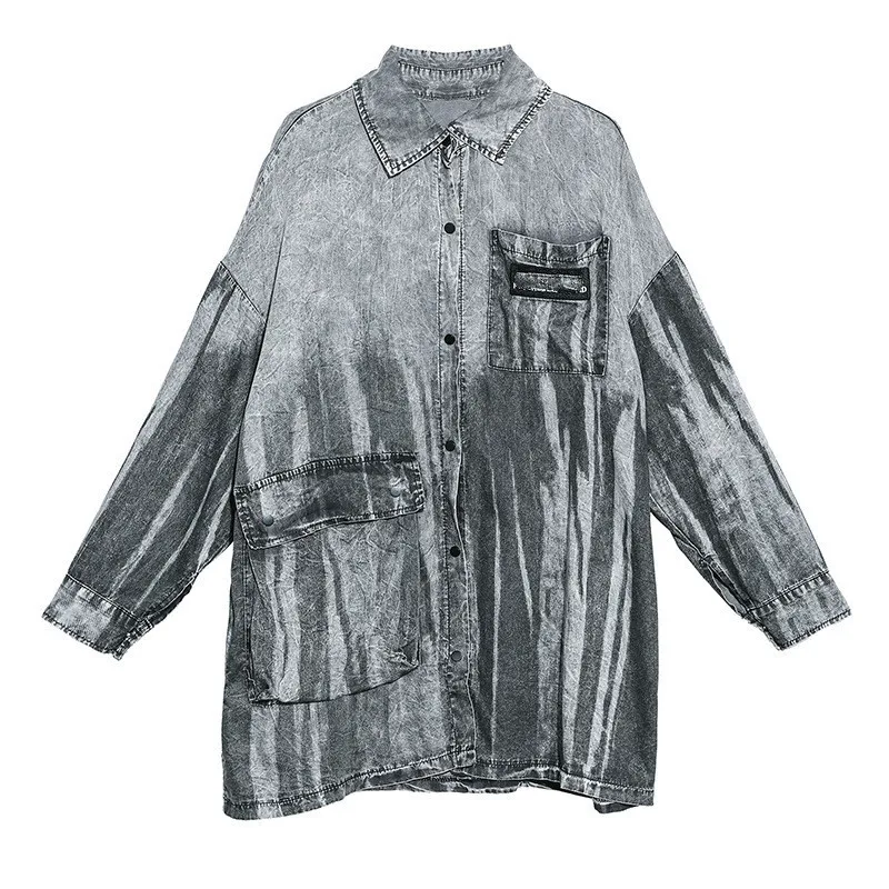 Max LuLu New 2020 European Fashion Style Spring Ladies Vintage Clothes Women Loose Printed Denim Shirts Casual Oversized Blouses
Max LuLu New 2020 European Fashion Style Spring Ladies Vintage Clothes Women Loose Printed Denim Shirts Casual Oversized Blouses