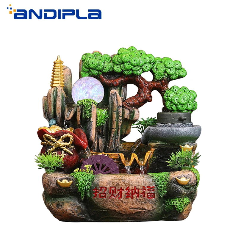 110/220V Creative Handmade Resin Rockery Water Fountain Fish Tank Desktop Bonsai Feng Shui Home Decoration Office Lucky Fountain 
110/220V Creative Handmade Resin Rockery Water Fountain Fish Tank Desktop Bonsai Feng Shui Home Decoration Office Lucky Fountain