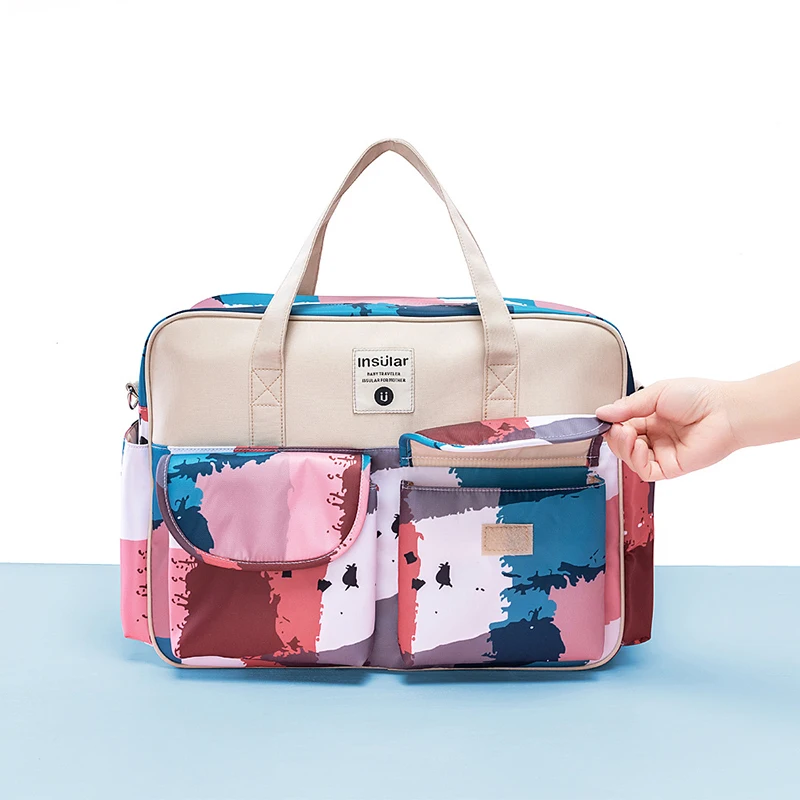 Fashionable One Shoulder Messenger Portable Mummy Bag Waterproof Large Capacity Multifunctional Mother And Baby Outing Bag
Fashionable One Shoulder Messenger Portable Mummy Bag Waterproof Large Capacity Multifunctional Mother And Baby Outing Bag