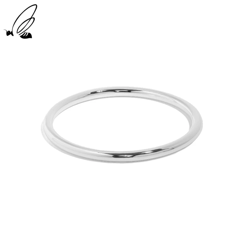 S'STEEL 990 Sterling Silver Bangles Width 4.2mm In Diameter:56mm/58mm/60mm Geometric Gift For Women S990 Accessories Jewelry
S'STEEL 990 Sterling Silver Bangles Width 4.2mm In Diameter:56mm/58mm/60mm Geometric Gift For Women S990 Accessories Jewelry