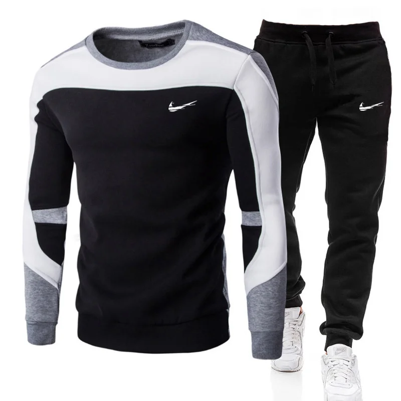 Autumn Winter Men's IКNIKEС Pullover O-Neck Tracksuits Drawstring Casual 2-piece Sets Printing Long-Sleeved Fashion Sportswear
Autumn Winter Men's IКNIKEС Pullover O-Neck Tracksuits Drawstring Casual 2-piece Sets Printing Long-Sleeved Fashion Sportswear