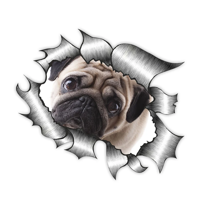 13cm X 13cm Personality Car Sticke Pug Dog Sad Eyes 3D Vinyl Waterproof Car Window High Quality Accessories
13cm X 13cm Personality Car Sticke Pug Dog Sad Eyes 3D Vinyl Waterproof Car Window High Quality Accessories