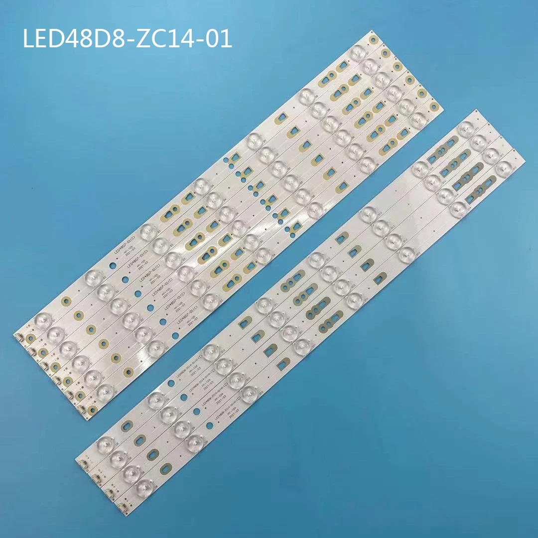 LED backlight strip 7/8 lamp for Haier 48"TV LE48F3000W LED48U3300 LED48D8 LED48D7-ZC14-01 01(B) 02
LED backlight strip 7/8 lamp for Haier 48"TV LE48F3000W LED48U3300 LED48D8 LED48D7-ZC14-01 01(B) 02
