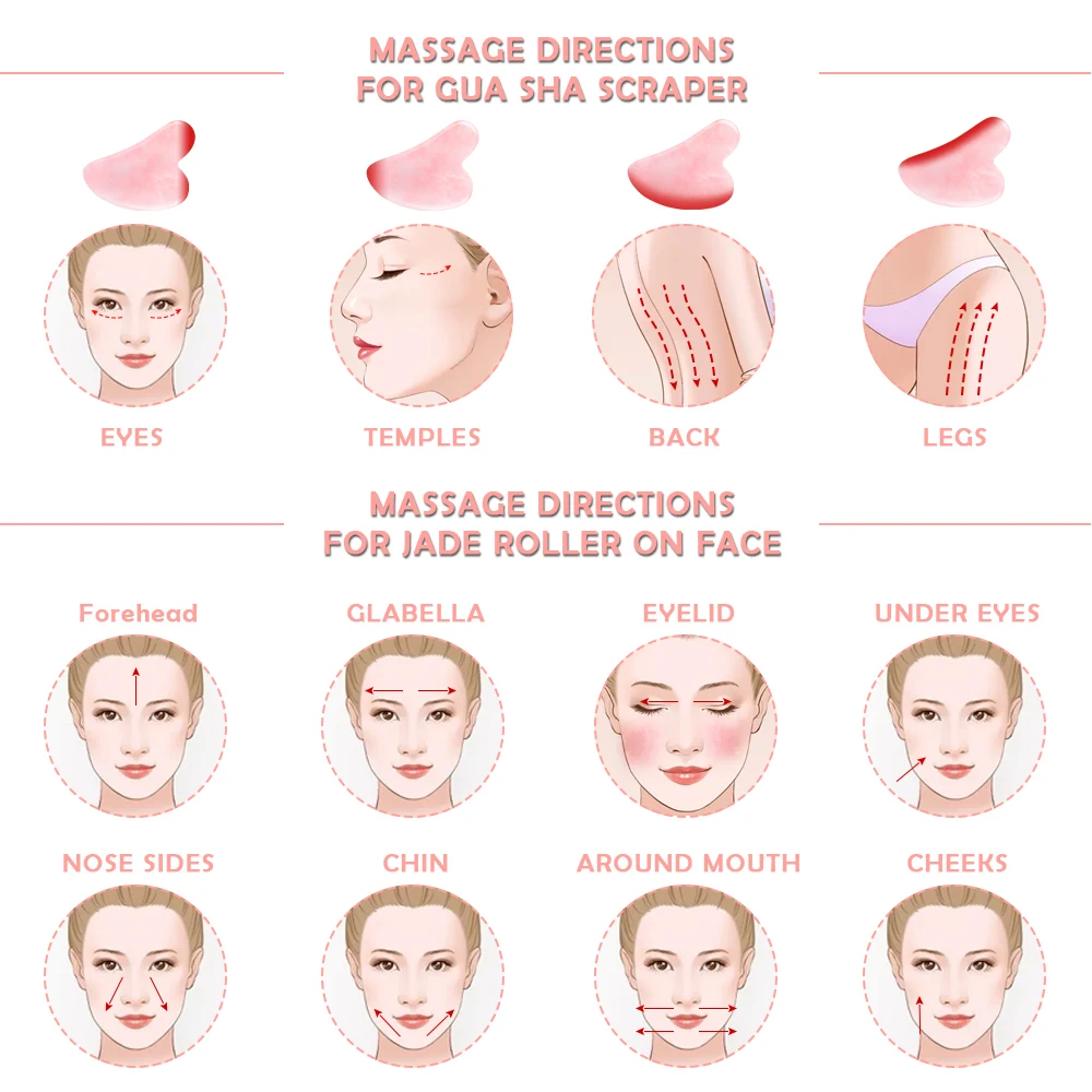 Face Massage Jade Roller Rose Quartz Natural Stone Gua Sha Slimmer Lift Wrinkle Double Chin Remover Beauty Care Slimming Tools
Face Massage Jade Roller Rose Quartz Natural Stone Gua Sha Slimmer Lift Wrinkle Double Chin Remover Beauty Care Slimming Tools
