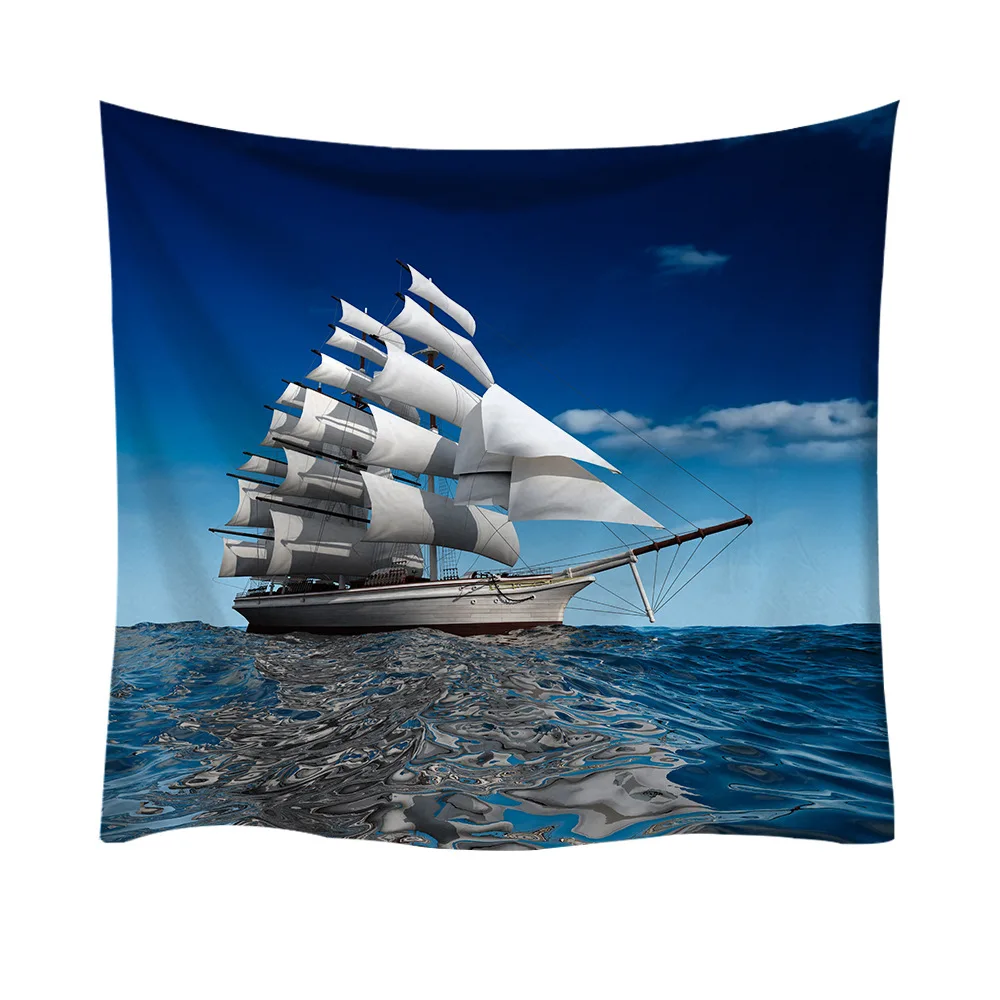 Home Decor ocean sea ship sailboat hanging Tapestry fabric living room background mural Yoga beach mat tapiz гобелен на сенђ
Home Decor ocean sea ship sailboat hanging Tapestry fabric living room background mural Yoga beach mat tapiz гобелен на сенђ