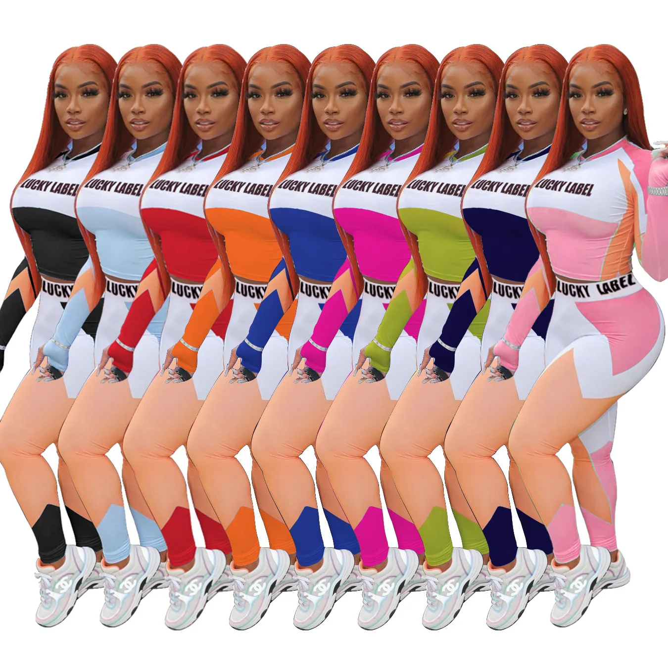 S-2xl Women 2 Piece Set Fall Clothing Suit Letter Patchwork Fashion Casual Outfit Sport Wear Matching Set Wholesale Dropshipping
S-2xl Women 2 Piece Set Fall Clothing Suit Letter Patchwork Fashion Casual Outfit Sport Wear Matching Set Wholesale Dropshipping