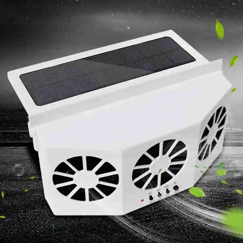 Summer Car Ventilating Fan Solar Powered Auto Window Air Vent Cooling Exhaust Fan with Rubber Stripping White Black Color
Summer Car Ventilating Fan Solar Powered Auto Window Air Vent Cooling Exhaust Fan with Rubber Stripping White Black Color