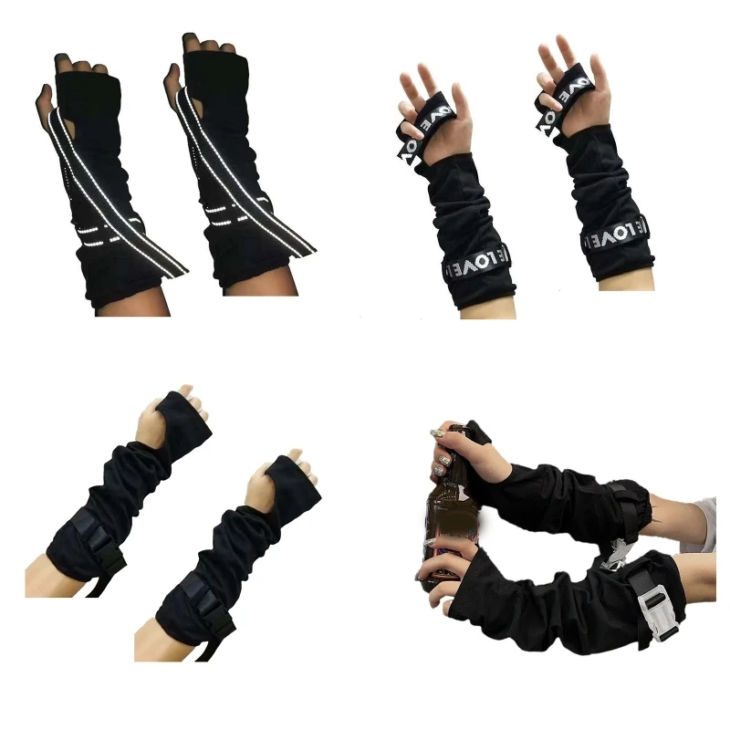Half-finger Gloves Stretchy Knitted Over Sleeve Gloves Lengthen Wrist Mittens DXAA
Half-finger Gloves Stretchy Knitted Over Sleeve Gloves Lengthen Wrist Mittens DXAA