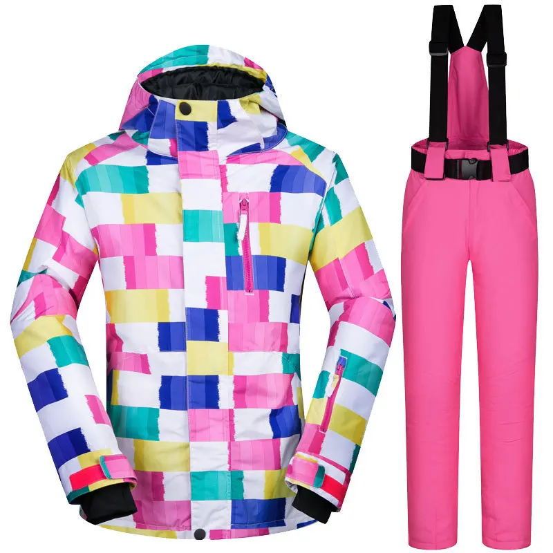 Ski suit women's Snowboarding Jacket + Pants winter waterproof Windproof Parka outdoor thermal Ski Jacket and Snowboard Trousers
Ski suit women's Snowboarding Jacket + Pants winter waterproof Windproof Parka outdoor thermal Ski Jacket and Snowboard Trousers