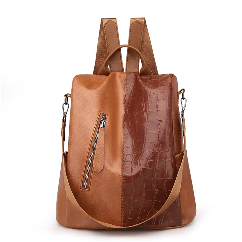 Female Backpacks PU leather Women Rucksack Large Capacity School College Bags Anti-theft Travel Backpack Big Shoulder Bags Black
Female Backpacks PU leather Women Rucksack Large Capacity School College Bags Anti-theft Travel Backpack Big Shoulder Bags Black