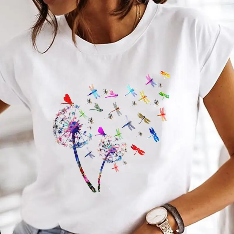 Women Print Clothes Watercolor Lovely 90s Female Tops Tee Tshirt Fashion Print Cartoon O-neck Ladies Graphic T-Shirt
Women Print Clothes Watercolor Lovely 90s Female Tops Tee Tshirt Fashion Print Cartoon O-neck Ladies Graphic T-Shirt