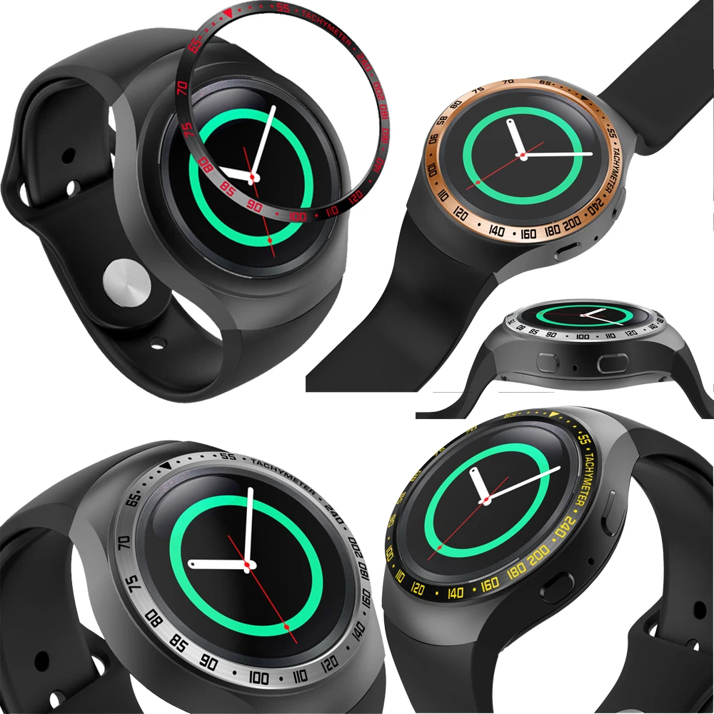 Для Samsung Gear S2 телефон в новом стиле ремешок для часов циферблат ободок кольцо