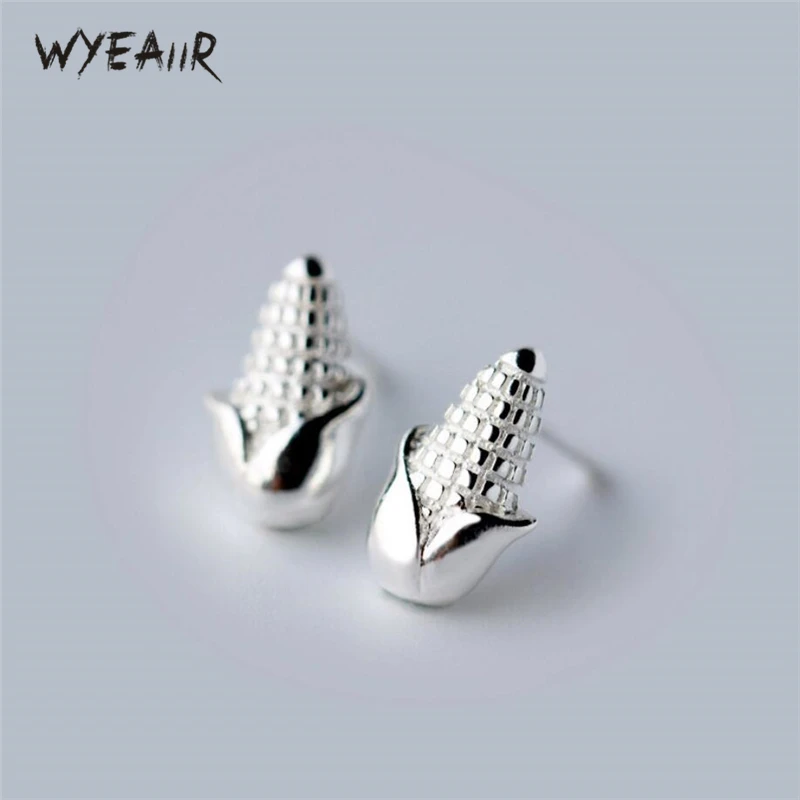 WYEAIIR Simple Corn Fresh Cute Cool Mini Student Gift 925 Sterling Silver Female Stud Earrings
WYEAIIR Simple Corn Fresh Cute Cool Mini Student Gift 925 Sterling Silver Female Stud Earrings