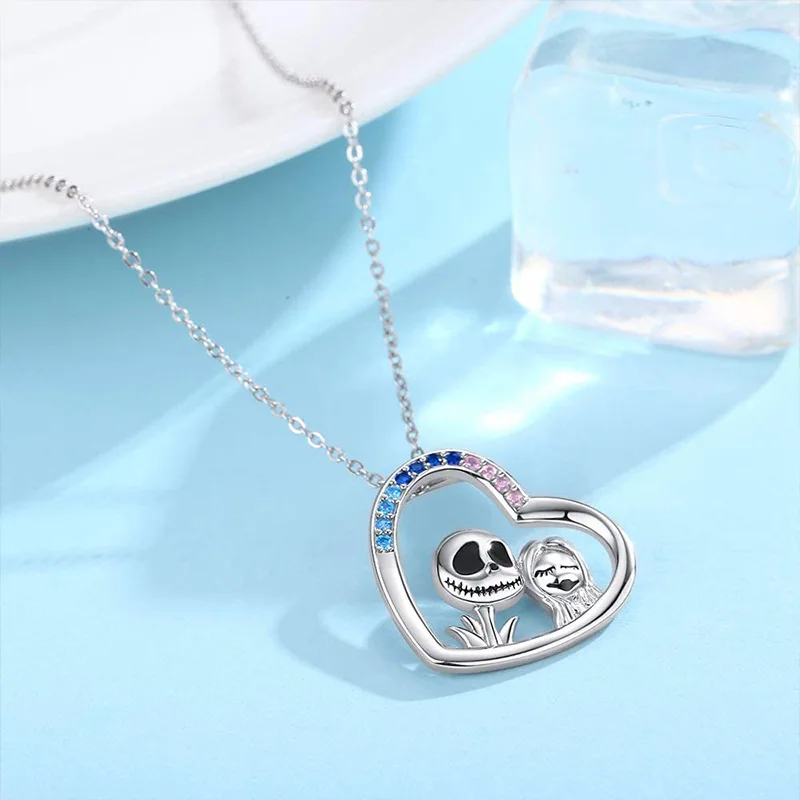 Hot Selling Romantic Fashion Heart Skull Pendant Necklace for Women Girl Party Jewelry Gift
Hot Selling Romantic Fashion Heart Skull Pendant Necklace for Women Girl Party Jewelry Gift