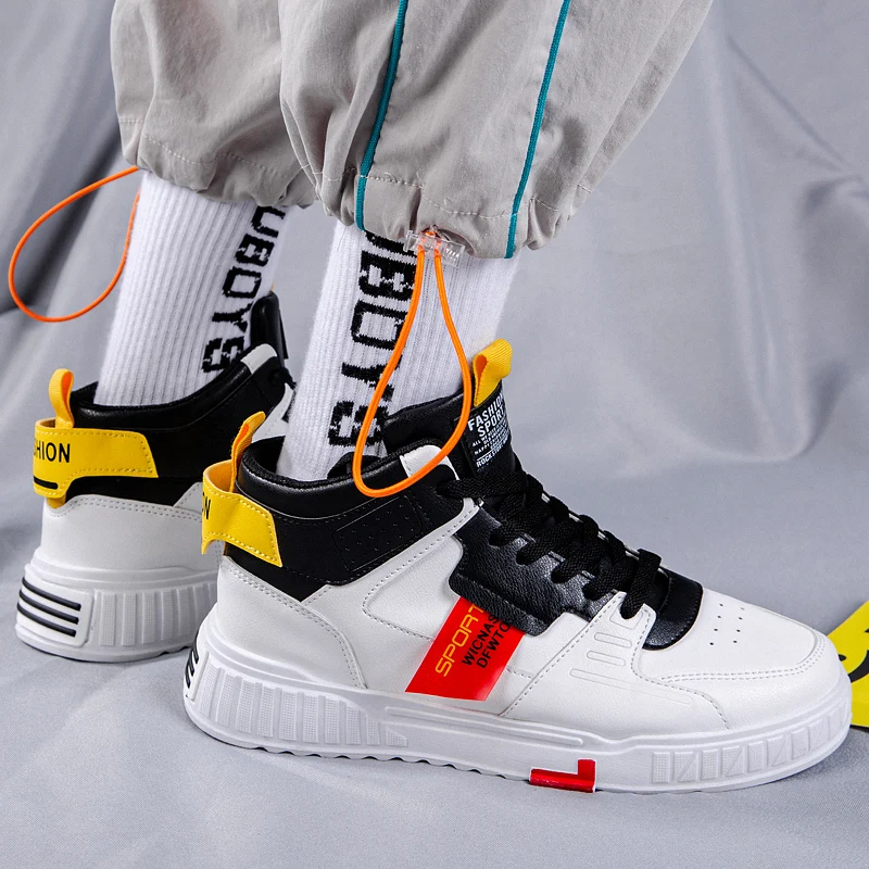 Men's Sneakers PU Leather Sports Shoes Comfortable Running Shoes Outdoor Men Athletic Shoes Anti-skid Walking Shoes
Men's Sneakers PU Leather Sports Shoes Comfortable Running Shoes Outdoor Men Athletic Shoes Anti-skid Walking Shoes