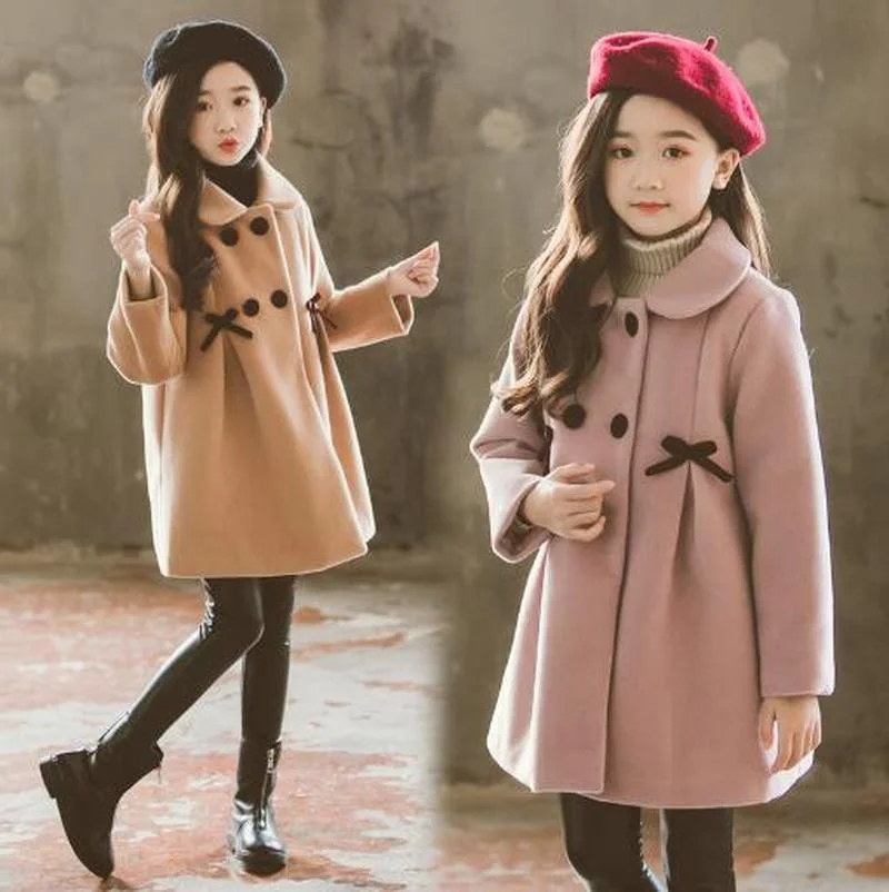 Kids Jacket for Girls Autumn Winter Wool Warm Coat Cute Bow Girls Clothes Thick Children Outerwear Fashion Girls Coats
Kids Jacket for Girls Autumn Winter Wool Warm Coat Cute Bow Girls Clothes Thick Children Outerwear Fashion Girls Coats