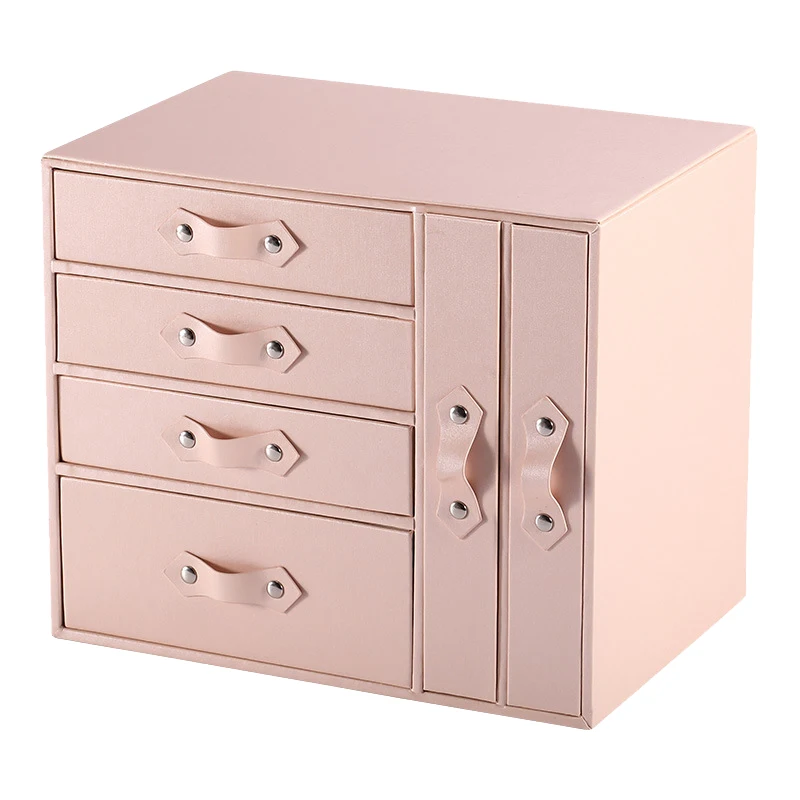 Large-Capacity Multi-Layer Drawer Type Jewelry Box Water-Proof PU Multi-Function Desktop Jewelry Watch Storage Box
Large-Capacity Multi-Layer Drawer Type Jewelry Box Water-Proof PU Multi-Function Desktop Jewelry Watch Storage Box