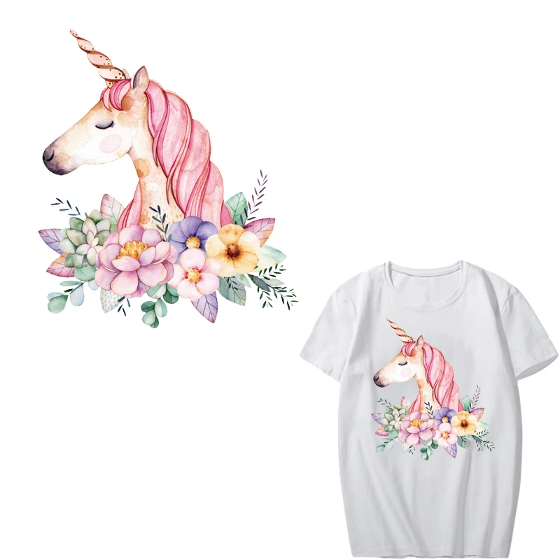 Tron on Transfer Flower Unicorn Patches for Girl Clothing DIY T-shirt Dresses Applique Heat Transfer Vinyl Stickers on Clothes
Tron on Transfer Flower Unicorn Patches for Girl Clothing DIY T-shirt Dresses Applique Heat Transfer Vinyl Stickers on Clothes