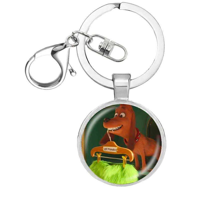 Модный брелок Grinch как Grinches украли рождественские драгоценные камни брелки колье