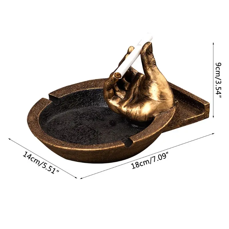 Creative Smoking Pipe Ashtray with Hand Personality Resin Ash Tray Cigarette Holder Phone Bracket Home Decor
Creative Smoking Pipe Ashtray with Hand Personality Resin Ash Tray Cigarette Holder Phone Bracket Home Decor