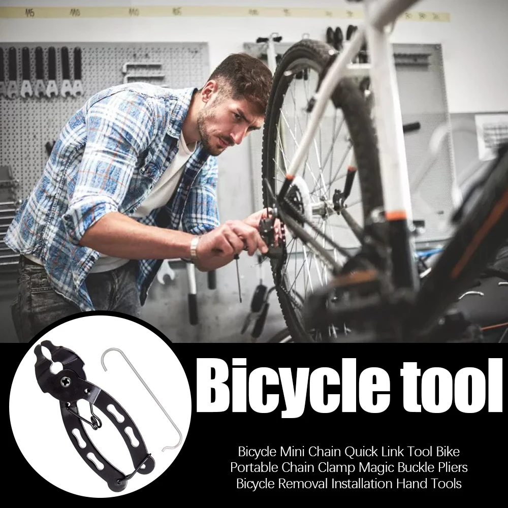 Hot Bike Chain Quick Link Tool With Hook Up Multi Link Plier MTB Road Cycling Chain Clamp Magic Buckle Bicycle Tool Kit
Hot Bike Chain Quick Link Tool With Hook Up Multi Link Plier MTB Road Cycling Chain Clamp Magic Buckle Bicycle Tool Kit