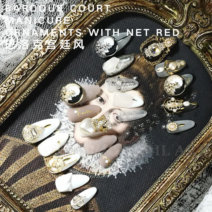 5pcs/lot Pendant chain 3D Alloy Nail Art Zircon Pearl metal manicure nail accessories Jewelry DIY Nail Decoration Nail charms 
5pcs/lot Pendant chain 3D Alloy Nail Art Zircon Pearl metal manicure nail accessories Jewelry DIY Nail Decoration Nail charms